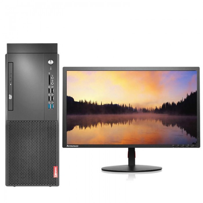 联想/Lenovo 启天M42Y-D006 i5-9500/8G/128G 1T/集显/一键还原/DVDRW//21.5寸显示器